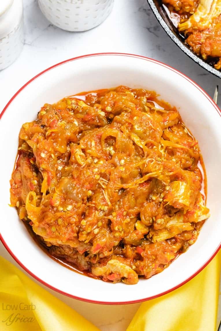 Eggplant Chicken Stew Low Carb Africa